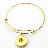 10pcs Ginger Snap Bracelet 18mm Snap Button Charms Diy Jewelry