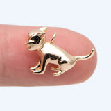 10pcs 3D Bulldog Dog Charm DIY Jewelry Making Supplies
