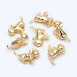 10pcs 3D Bulldog Dog Charm DIY Jewelry Making Supplies