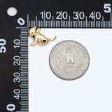 10pcs 3D Bulldog Dog Charm DIY Jewelry Making Supplies