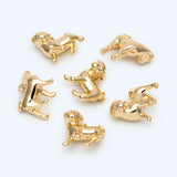 10pcs 3D Dog Charm Jewelry Making Diy Supplies