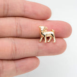 10pcs 3D Dog Charm Jewelry Making Diy Supplies