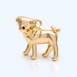 10pcs 3D Dog Charm Jewelry Making Diy Supplies