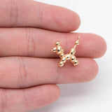 10pcs Balloon Dog Charm, 16x17x8mm, Jewelry Making Diy Supplies