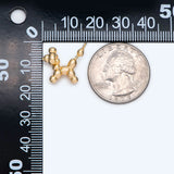 10pcs Balloon Dog Charm, 16x17x8mm, Jewelry Making Diy Supplies