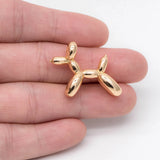 10pcs Balloon Dog Charm for Jewelry Making DIY Supplies