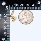 10pcs Balloon Rabbit Charm, Jewelry Making Supplies