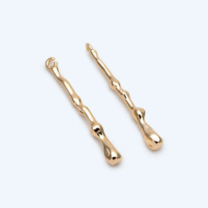 10pcs Bar Charm Drop Pendant for DIY Jewelry Making (GB-2909)