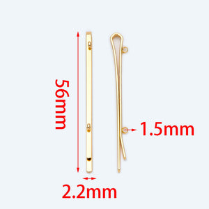 10pcs Bobby Pins Hair Clips With 2 Loops Hair Pin for Hair Accessories