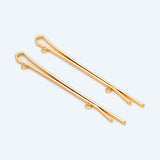 10pcs Bobby Pins Hair Clips With 2 Loops Hair Pin for Hair Accessories
