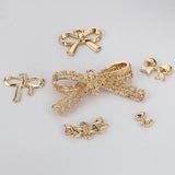 10pcs Bow Knot Charms Pendants for DIY Jewelry Making