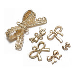 10pcs Bow Knot Charms Pendants for DIY Jewelry Making