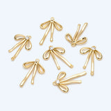 10pcs CZ Bow Tie Pendants, Bow Knot Pendant For DIY Jewelry (#GB-2745)