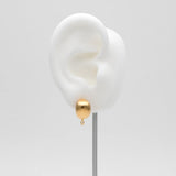 10pcs Brushed Oval Ear Posts Stud Earrings DIY Jewelry Making Supplies