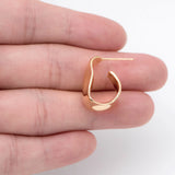 10pcs Chunky Hoop Earring, Hammered Thick Hoops, Large Round Earrings