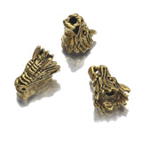 10pcs Dragon Head Spacer Charms for Diy Jewelry Making