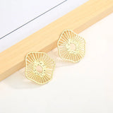 10pcs Hollow Irregular Pendants for Necklace Earrings DIY Jewelry Making