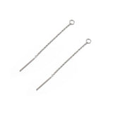 10pcs Stainless Steel Chain Ear Line Earrings Women Drop Dangle Jewelry DIY