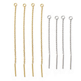 10pcs Stainless Steel Chain Ear Line Earrings Women Drop Dangle Jewelry DIY