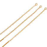 10pcs Stainless Steel Long Chain Earrings Earwire Women Drop Dangle Ear