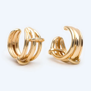 10pcs Plated Ear Cuff Cartilage Earrings