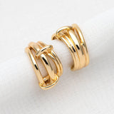 10pcs Plated Ear Cuff Cartilage Earrings