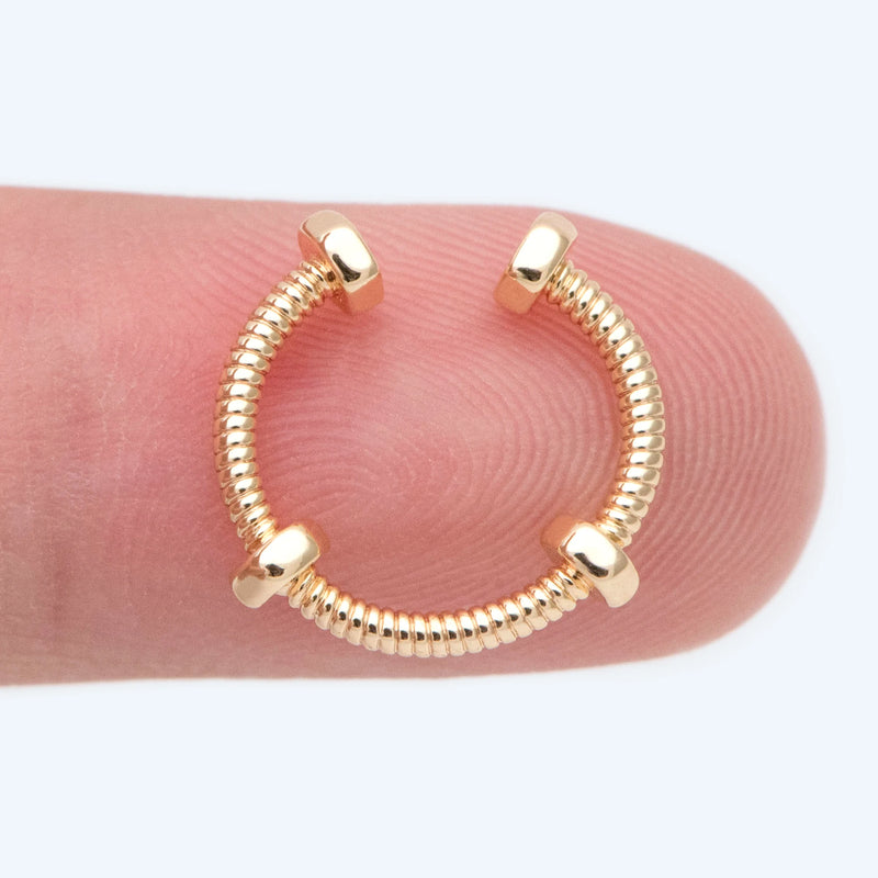 10pcs Plated Ear Cuff, Cartilage Earrings (GB-2120)