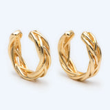 10pcs Plated Weave Ear Cuff Cartilage Earrings