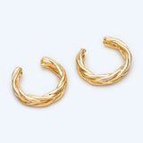 10pcs Plated Weave Ear Cuff Cartilage Earrings