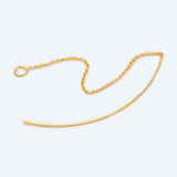 10pcs Ear Threader Earrings, Dainty Earwire Chain Drop Earrings for Women