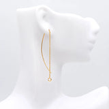 10pcs Ear Threader Earrings Chain Jump Ring Dainty Earrings
