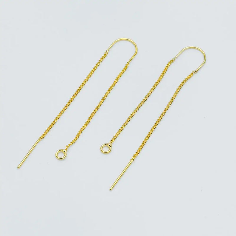 10pcs Ear Threader Earrings DIY Jewelry Making Accessories