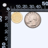 10pcs Hammered Coin Charms, Amulet Pendants, Jewelry Supplies
