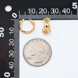 10pcs Leaf Ear Cuffs, Plated Brass Earcuff Earring