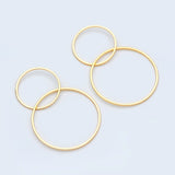 10pcs Interlocking Rings Pendant, Entwined Circles 20mm and 25/30mm