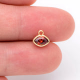 10pcs Red Lips Charms Pendant CZ Sexy Lips Charm (GB-1225)