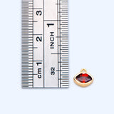 10pcs Red Lips Charms Pendant CZ Sexy Lips Charm (GB-1225)