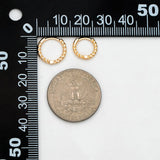 Minimalist Huggie Hoop Earrings, Set of 10 (11/13/15mm)