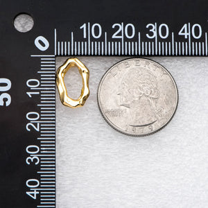 10pcs Oval Ear Posts, Oval Stud Earrings, Jewelry Making Supplies