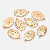 10pcs Oval Moon Star Charms, Earring Findings, DIY Jewelry Making Supplies