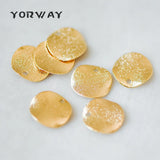 10pcs Plated Brass Disc Charms 20mm, Lead Nickel Round Coin Pendants