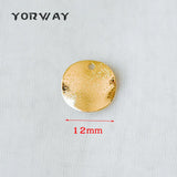 10pcs Plated Brass Disc Charms 20mm, Lead Nickel Round Coin Pendants