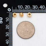 10pcs Plated Brass Spacer Beads for DIY Jewelry Making