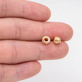 10pcs Plated Brass Spacer Beads for DIY Jewelry Making