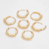10pcs Round Leverback Earring Hooks with 7 Loops, Finding (GB-3454)