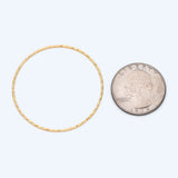 10pcs Round Ring 30/ 40mm, Brass Hoop Circle for DIY Jewelry Making (GB-1606)
