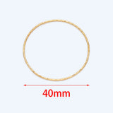 10pcs Round Ring 30/ 40mm, Brass Hoop Circle for DIY Jewelry Making (GB-1606)