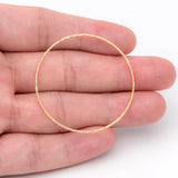 10pcs Round Ring 30/ 40mm, Brass Hoop Circle for DIY Jewelry Making (GB-1606)