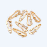 10pcs CZ Paved Bow Tie Charms for Jewelry Making DIY