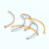 10pcs Gold/Silver/Rose Bangle Bracelets Finding Components